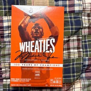 Jordan Bulls Orange Cereal Box
